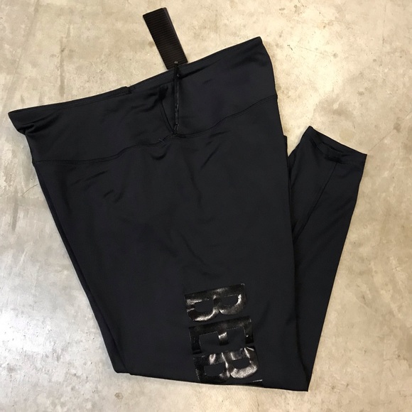 bebe Pants - NWT BeBe Black on Black Plus Size Leggings